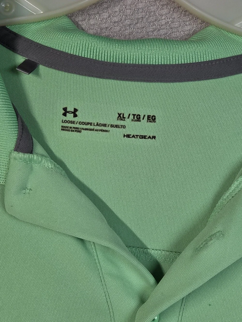 Under Armour Men’s Neon Green Performance Polo